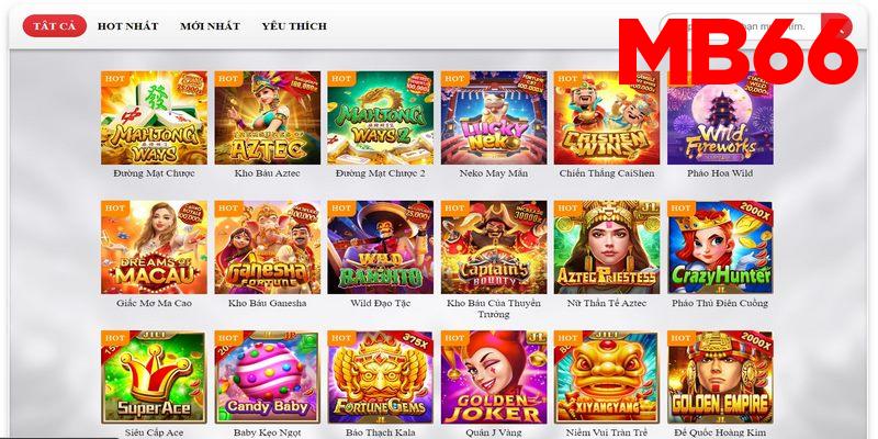 Khám phá Game Slot MB66